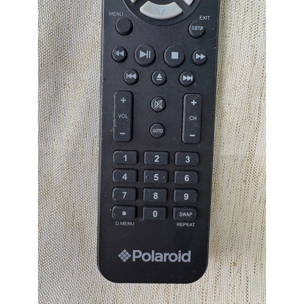 replacement remote control for various Polaroid TV models.